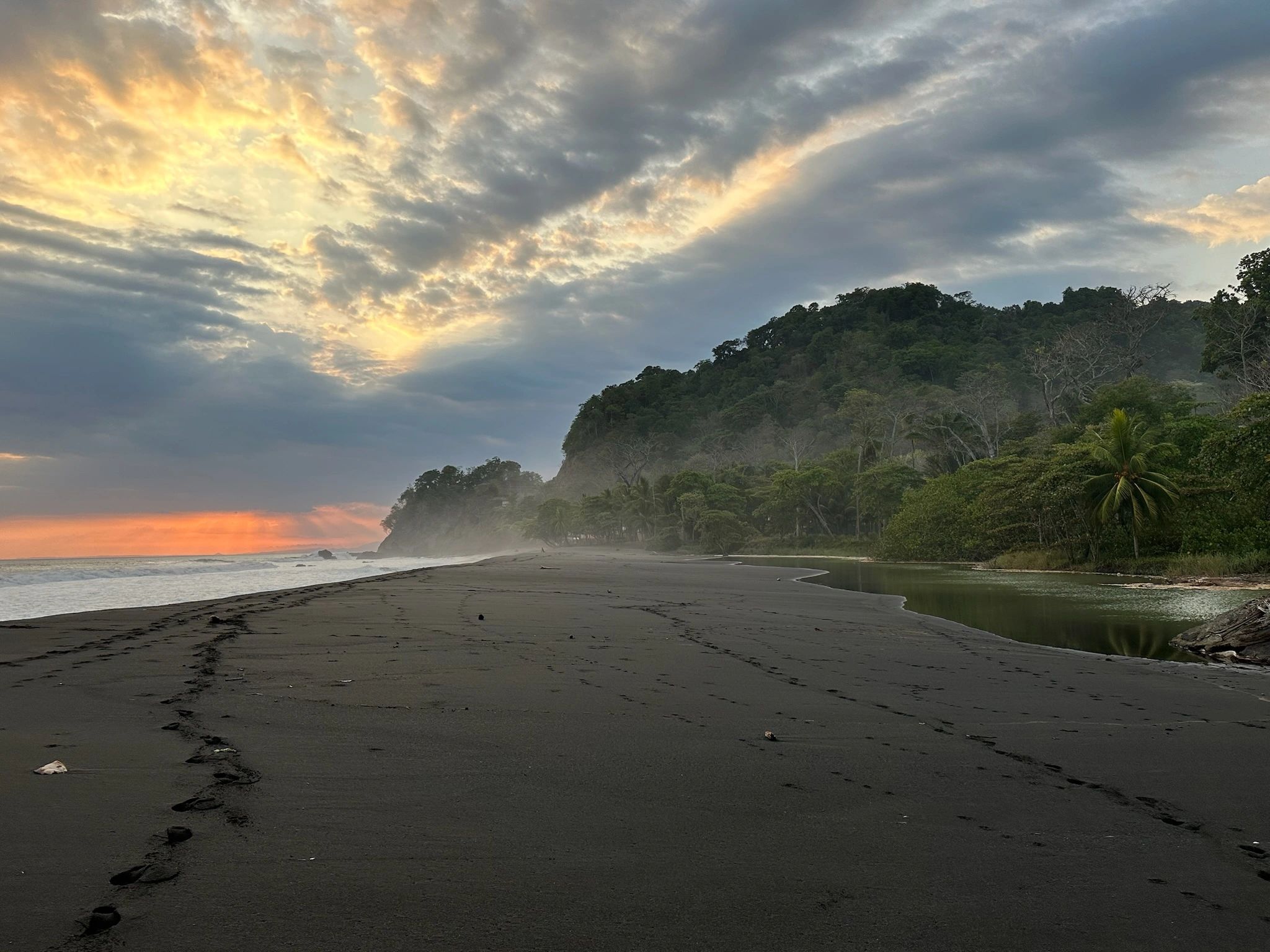 Aerial view of Playa Hermosa Costa Rica
